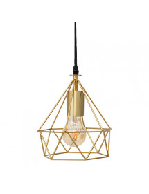 Suspension métal filaire doré Ida Atmosphera