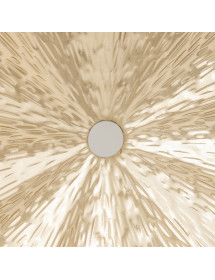 Déco murale métal doré Leslie Atmosphera x3