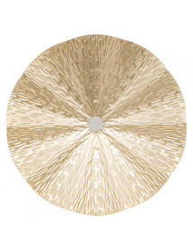 Déco murale métal doré Leslie Atmosphera x3