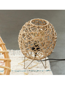 Lampe boule naturel