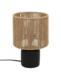 Lampe céramique noir Koby Atmosphera