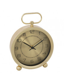 Horloge à poser métal doré Irina Atmosphera