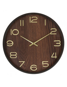 Horloge Ivana bois marron Atmosphera