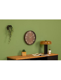 Horloge Ivana bois marron Atmosphera