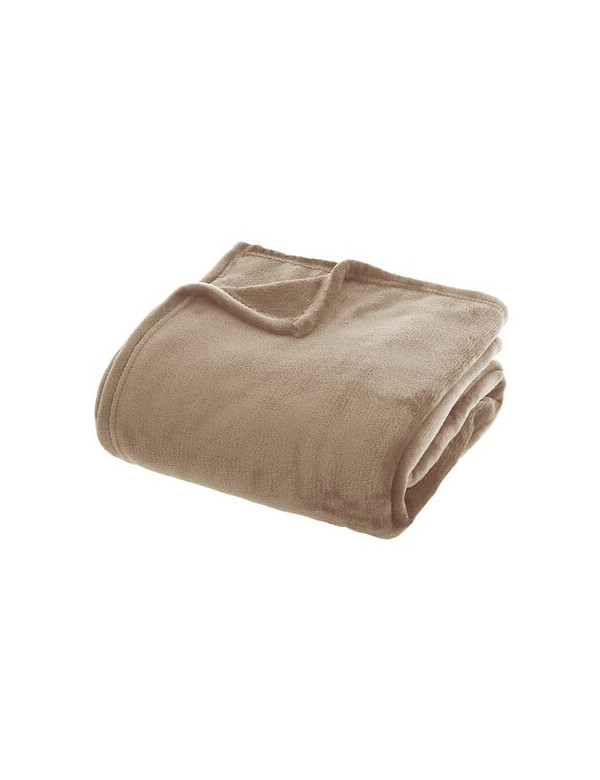 Plaid Flanelle Lin 180 x 230 cm. Atmosphera