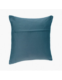 Coussin bleu canard