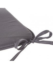 Galette de chaise gris foncé Atmosphera