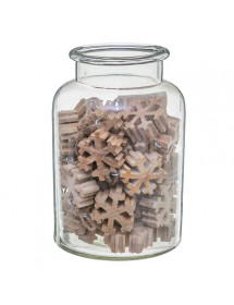 Suspension flocon de neige en bois