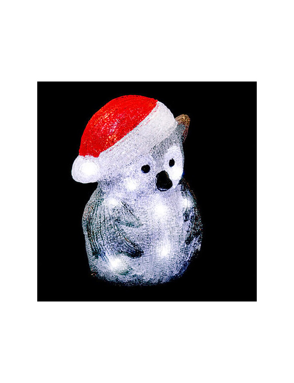 Hibou Lumineux à LED pour extérieur