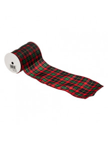 Ruban motifs tartan de 5 mètre