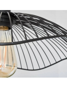 Atmosphera suspension filaire en métal noir Galt