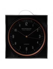 Horloge sven noir 29 cm. Atmosphera
