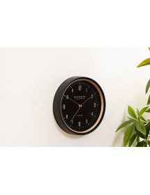 Horloge sven noir 29 cm. Atmosphera