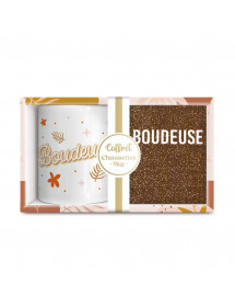 Coffret mug chaussettes paillettes boudeuse