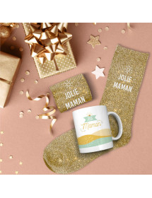 Coffret mug chaussettes jolie maman