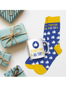 Coffret mug chaussettes Tonton