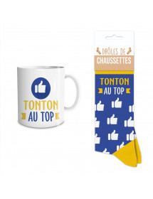 Coffret mug chaussettes Tonton