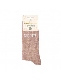 Chaussettes paillettes Cocotte