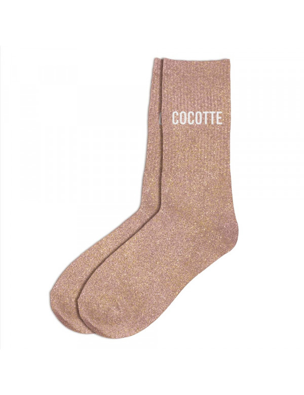 Chaussettes paillettes Cocotte
