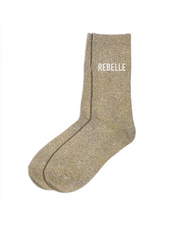 Chaussettes paillettes Rebelle