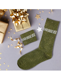 Chaussettes a paillettes Baroudeuse