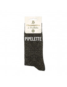 Chaussettes paillettes Pipelette
