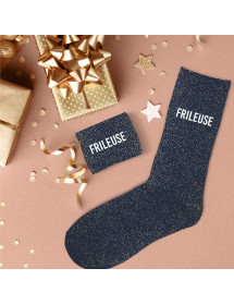 Chaussettes paillettes Frileuse