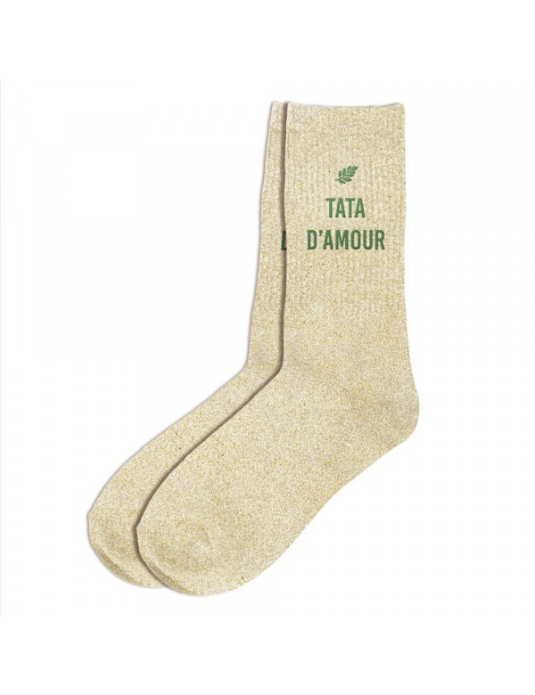 Chaussettes paillettes Tata d'amour