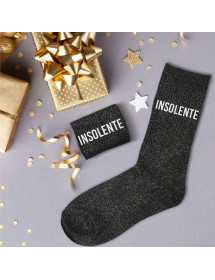 Chaussettes paillettes Insolente