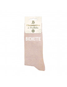 Chaussettes paillettes bichette