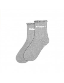 Chaussettes courtes paillettes Bichette