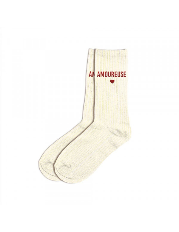 Chaussettes paillettes Amoureuse