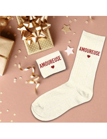 Chaussettes paillettes Amoureuse