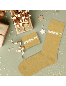 Chaussettes paillettes Blondinette