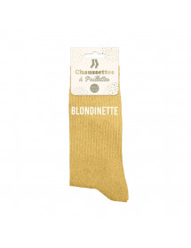 Chaussettes paillettes Blondinette