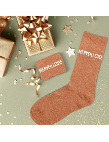 Chaussettes paillettes Merveilleuse