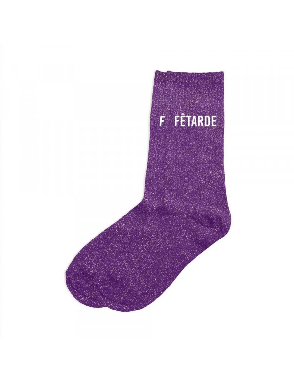 Chaussettes paillettes Fêtarde