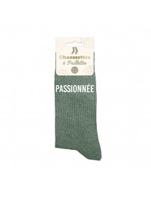 Chaussettes paillettes Passionnée