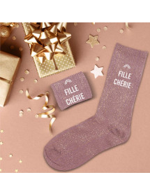 Chaussettes paillettes fille chérie