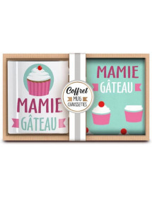Coffret mug chaussettes Mamie Gâteau