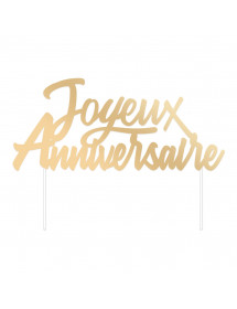 Déco de gâteau Anniversaire tropical party