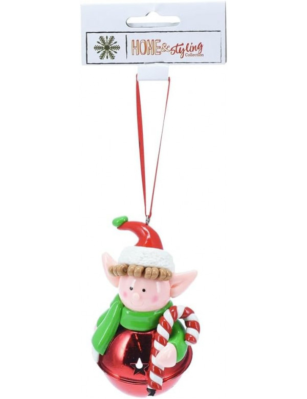 Suspension de Noël lutin clochette