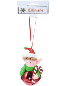 Suspension de Noël lutin clochette