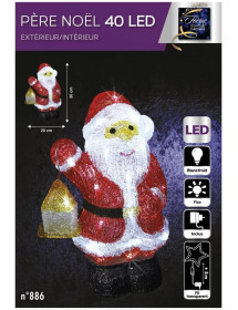 Père noël lanterne lumineux