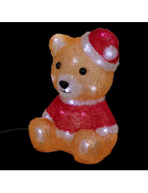Ourson de Noël Lumineux solaire