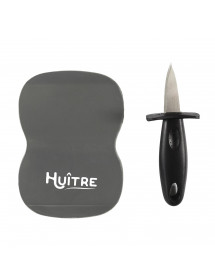 Couteau à huitres + manique silicone