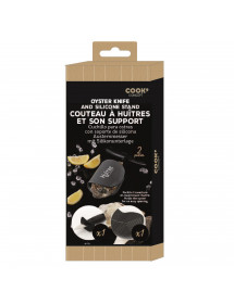 Couteau à huitres + manique silicone