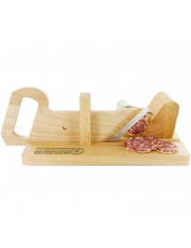 Trancheuse à charcuterie en bois