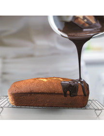 Volette de glaçage pour buche en inox