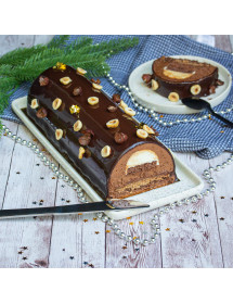 Volette de glaçage pour buche en inox